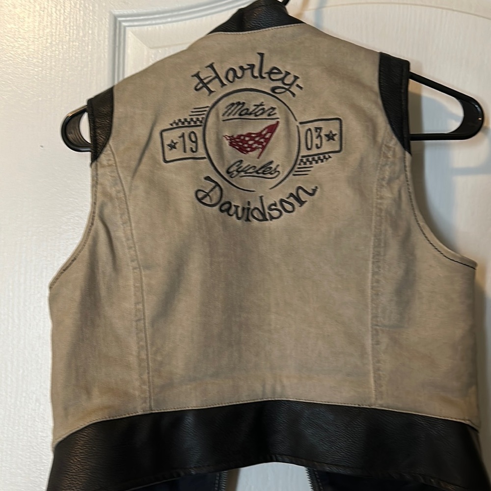 Jean and leather materials HD Vest